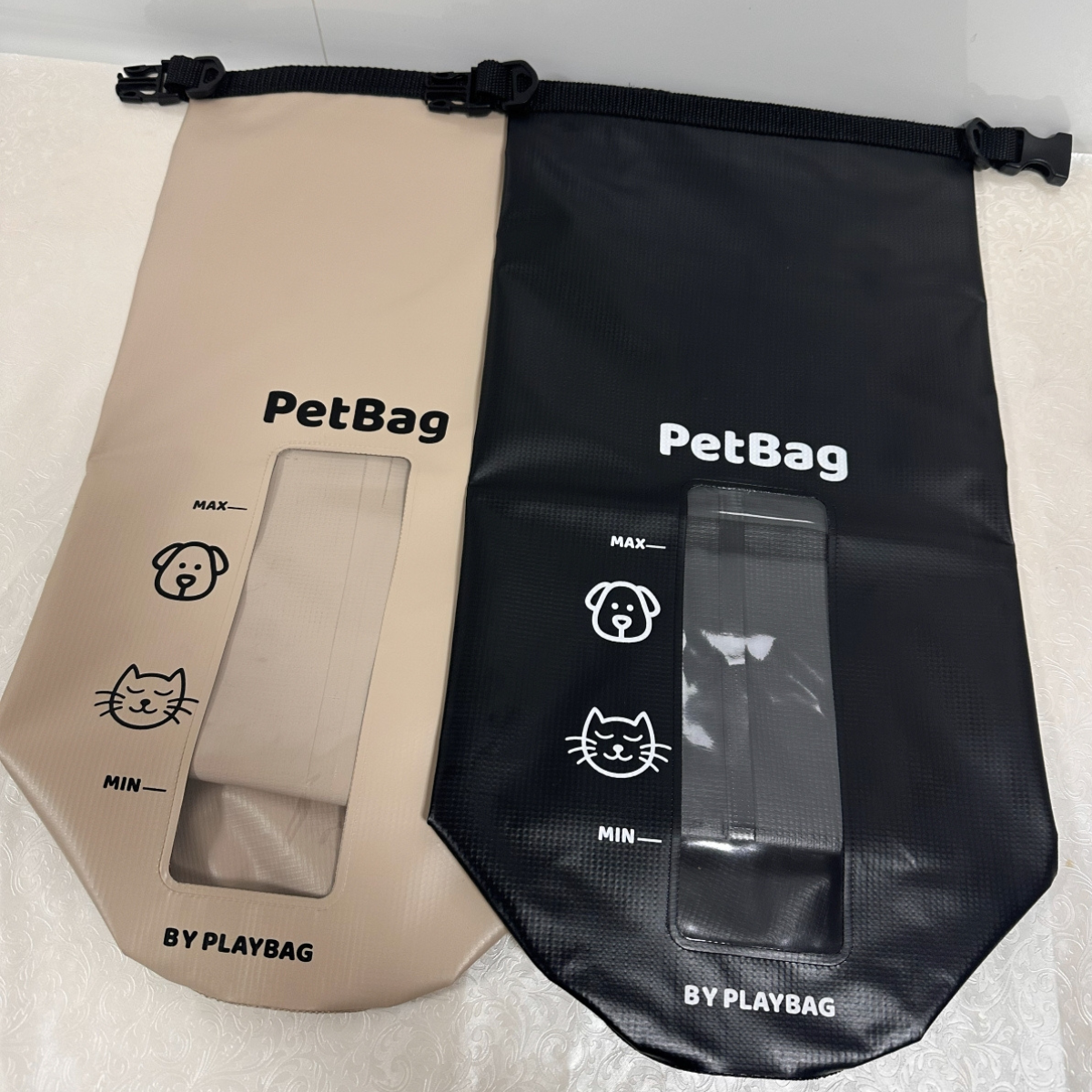Bolsa Porta Ração Impermeável Organizadora Vedação Roll Top Cães e Gatos