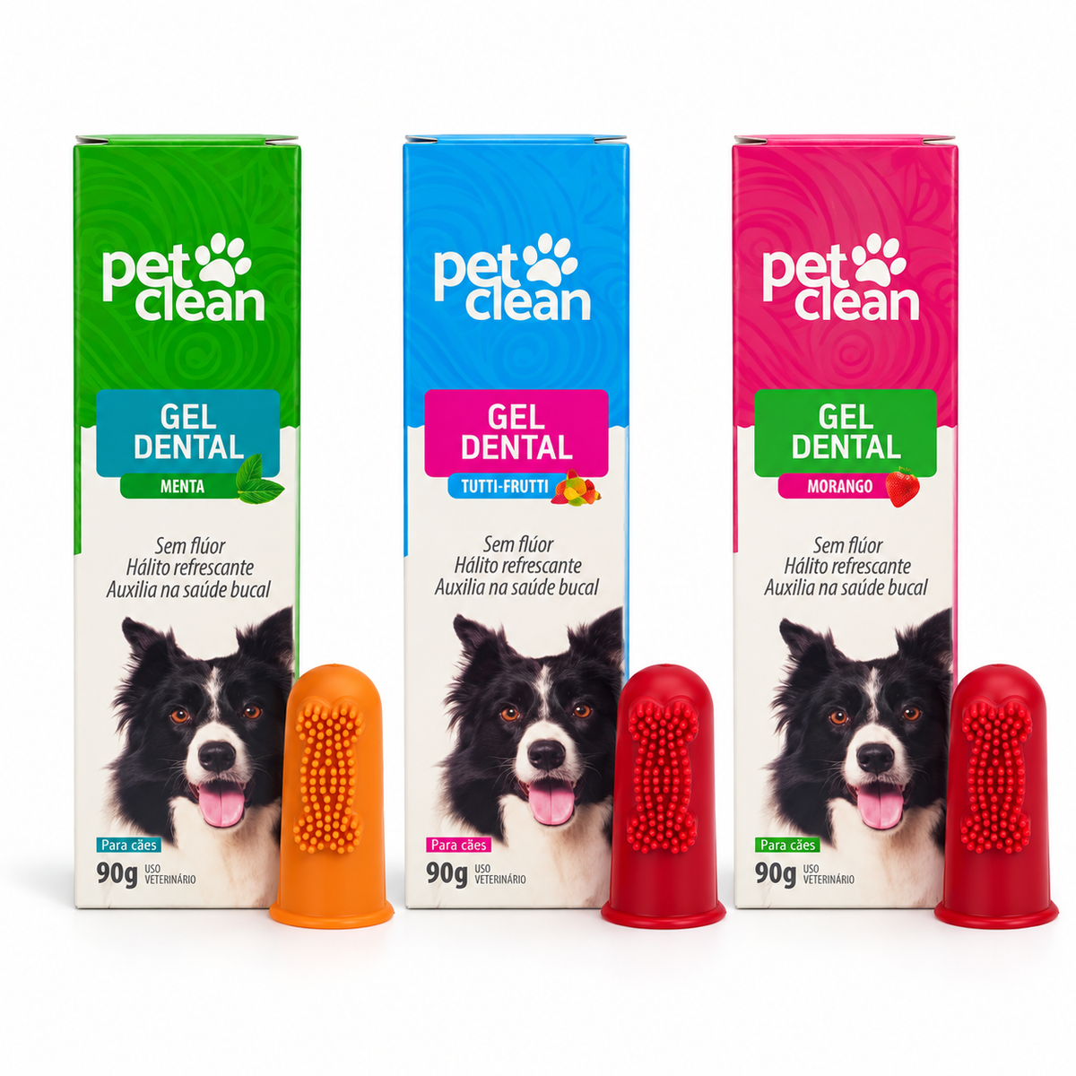 kit Gel Dental+Dedeiras Sortidas