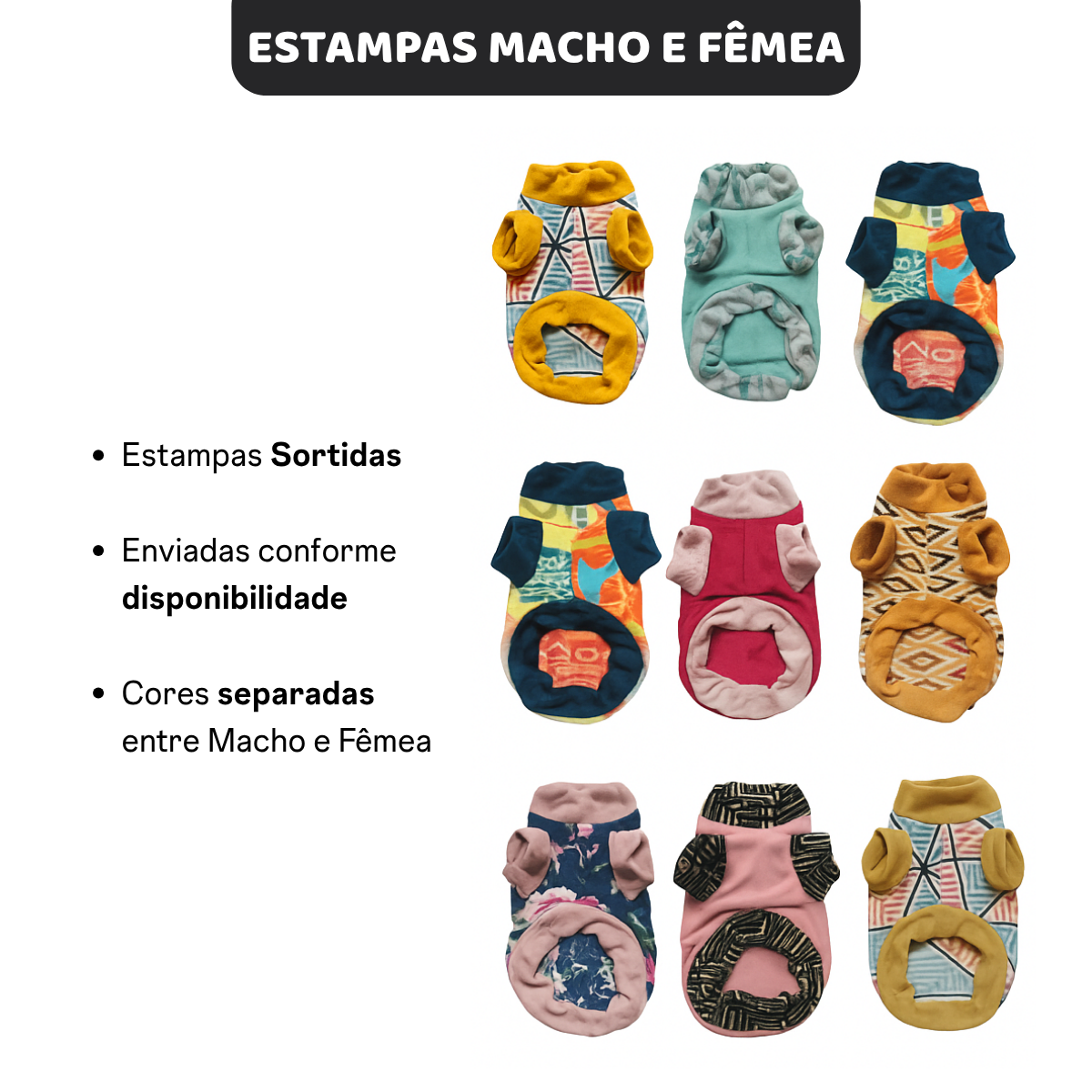 Roupinhas Inverno Para Cachorro Pet Pequeno Porte a Grande Porte Roupa 100% microfibra