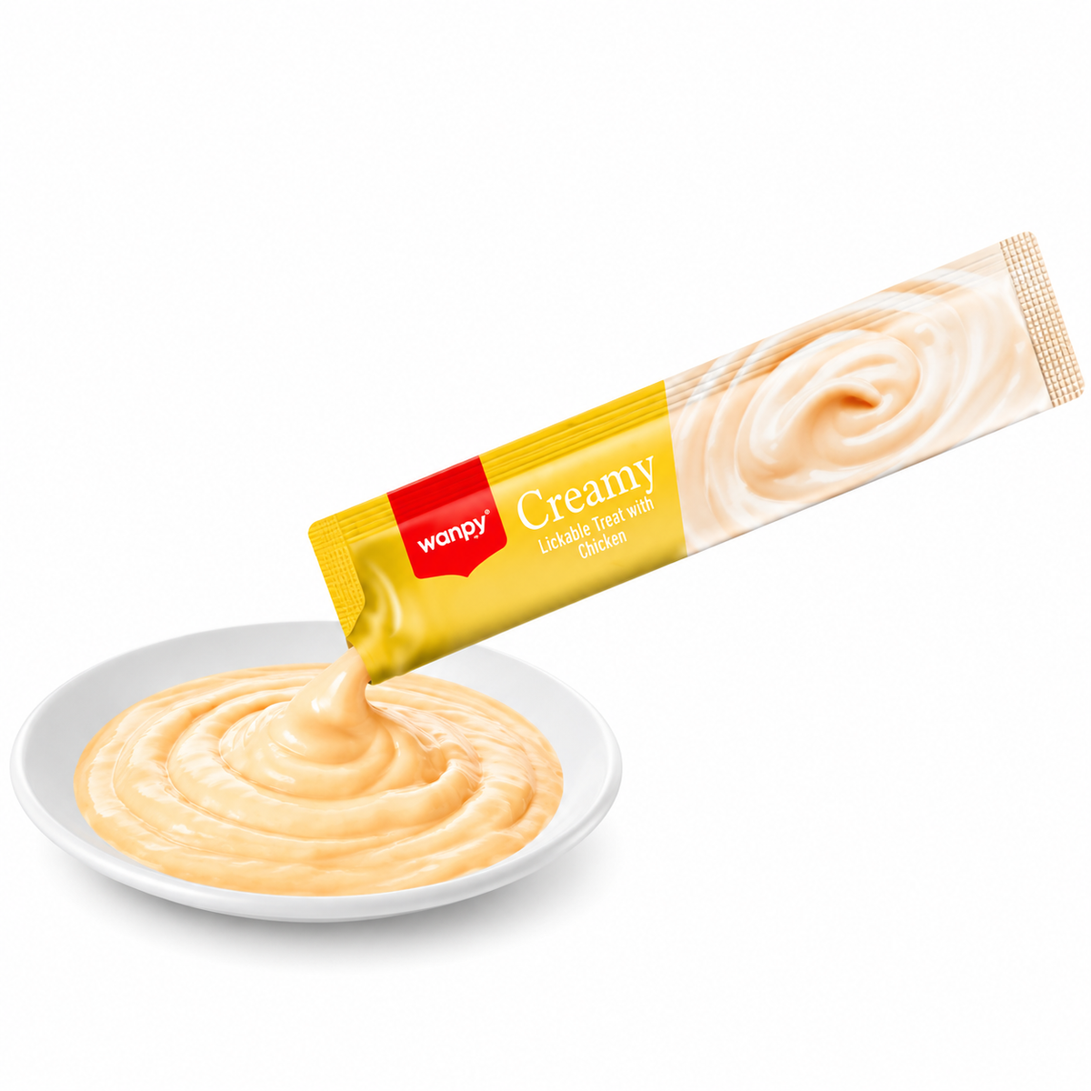 Pacote Wanpy Petiscos Truly Creamy P/ Gatos Sortidos 50 Unid