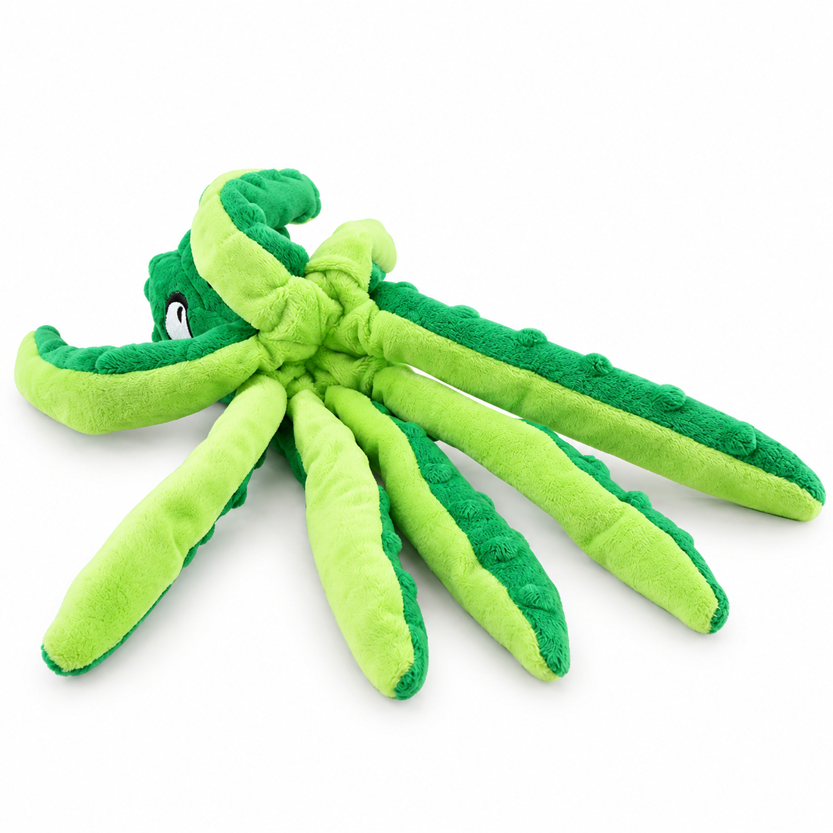 Brinquedo Polvo 8 Pernas de Pelúcia com Som para Cachorro - Azul