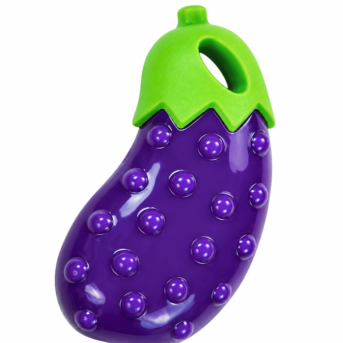 Brinquedo Pet Beringela Mordedor Resistente c/ Apito