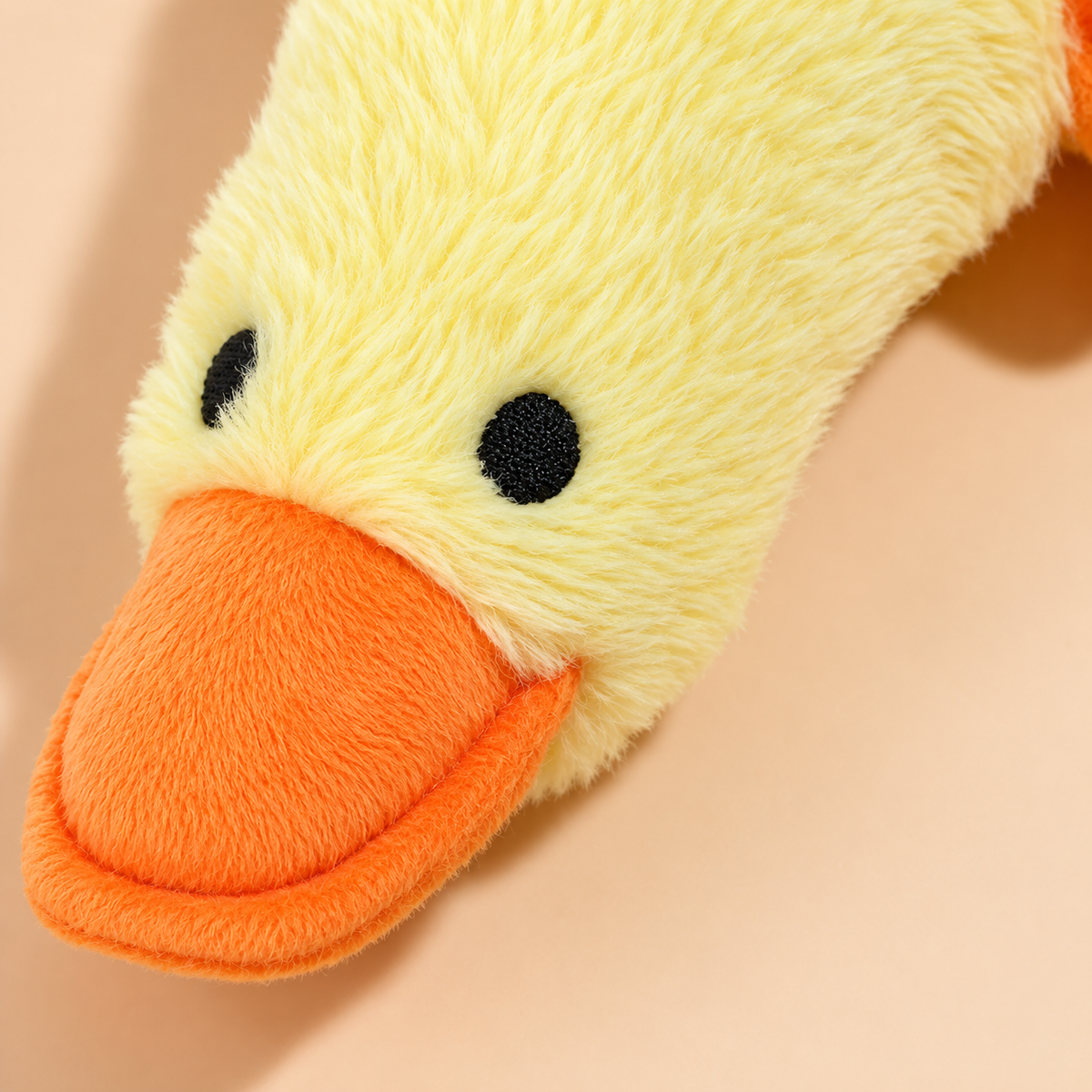 Brinquedo Pato De Pelúcia Interativo Sonoro para Cães