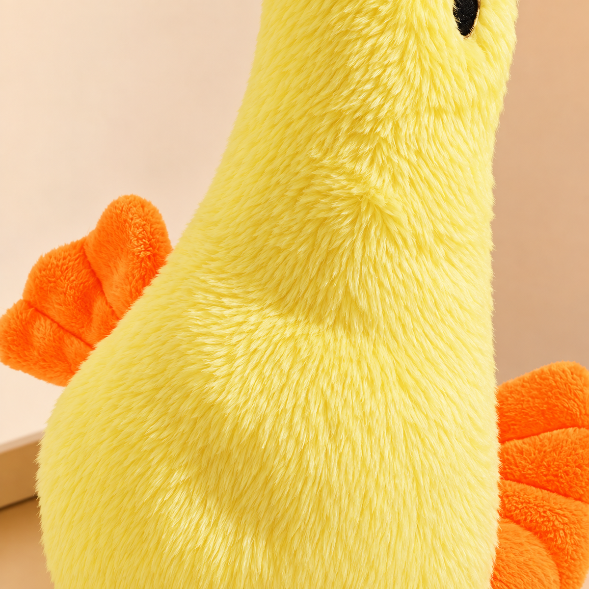 Brinquedo Pato De Pelúcia Interativo Sonoro para Cães