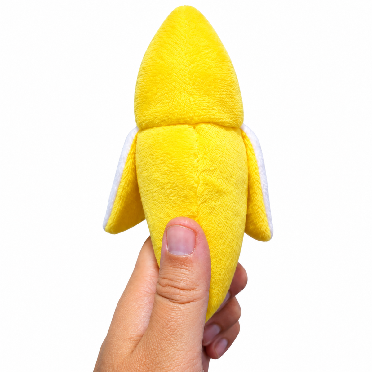 Brinquedo Pet Mordedor Banana de Pelúcia Com Apito P/ Cachorro