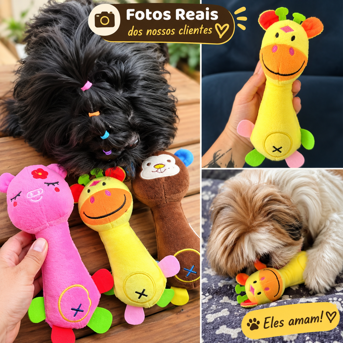 Brinquedo Bichinhos De Pelúcia Pet Para Cachorro Gato Pequeno Porte