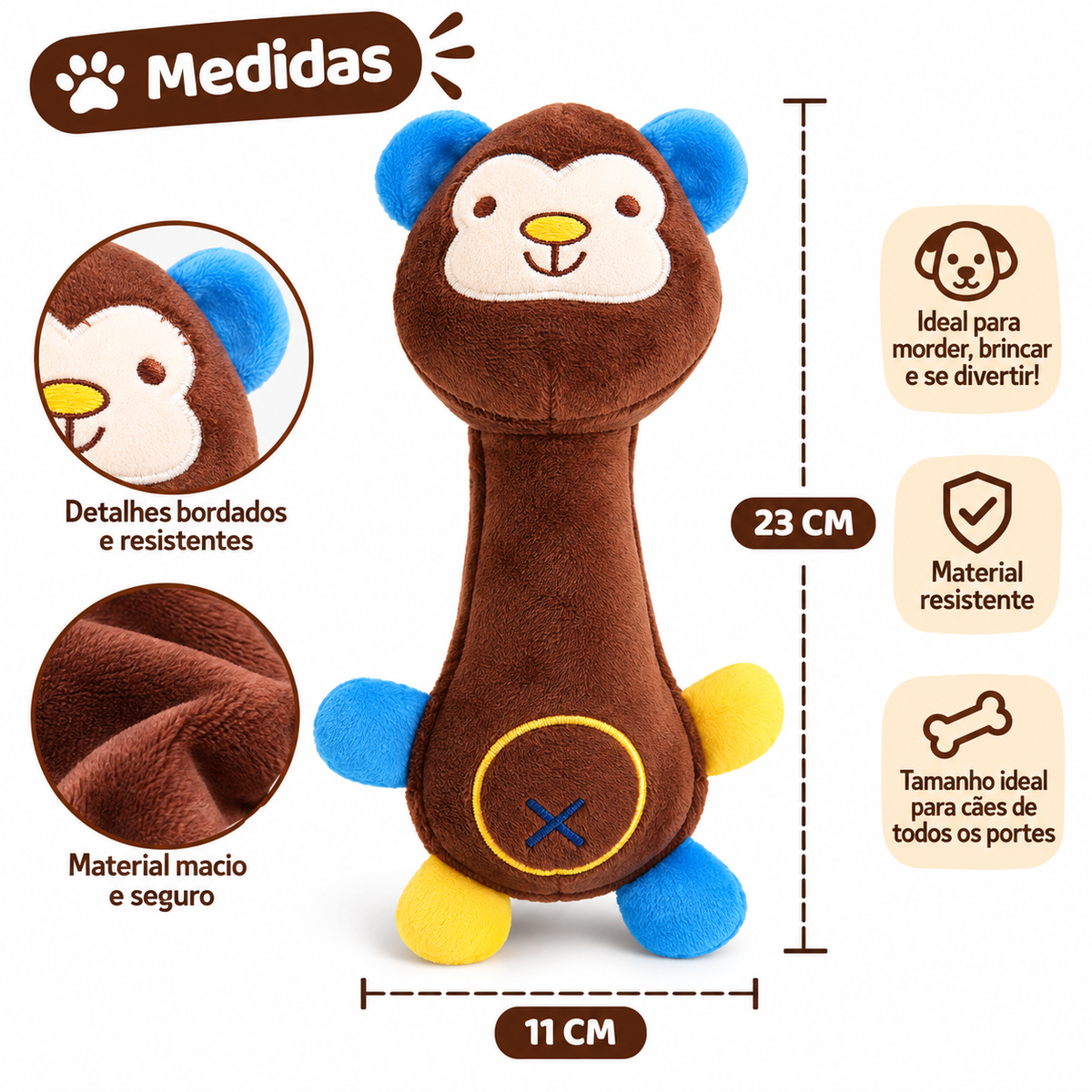 Brinquedo Bichinhos De Pelúcia Pet Para Cachorro Gato Pequeno Porte