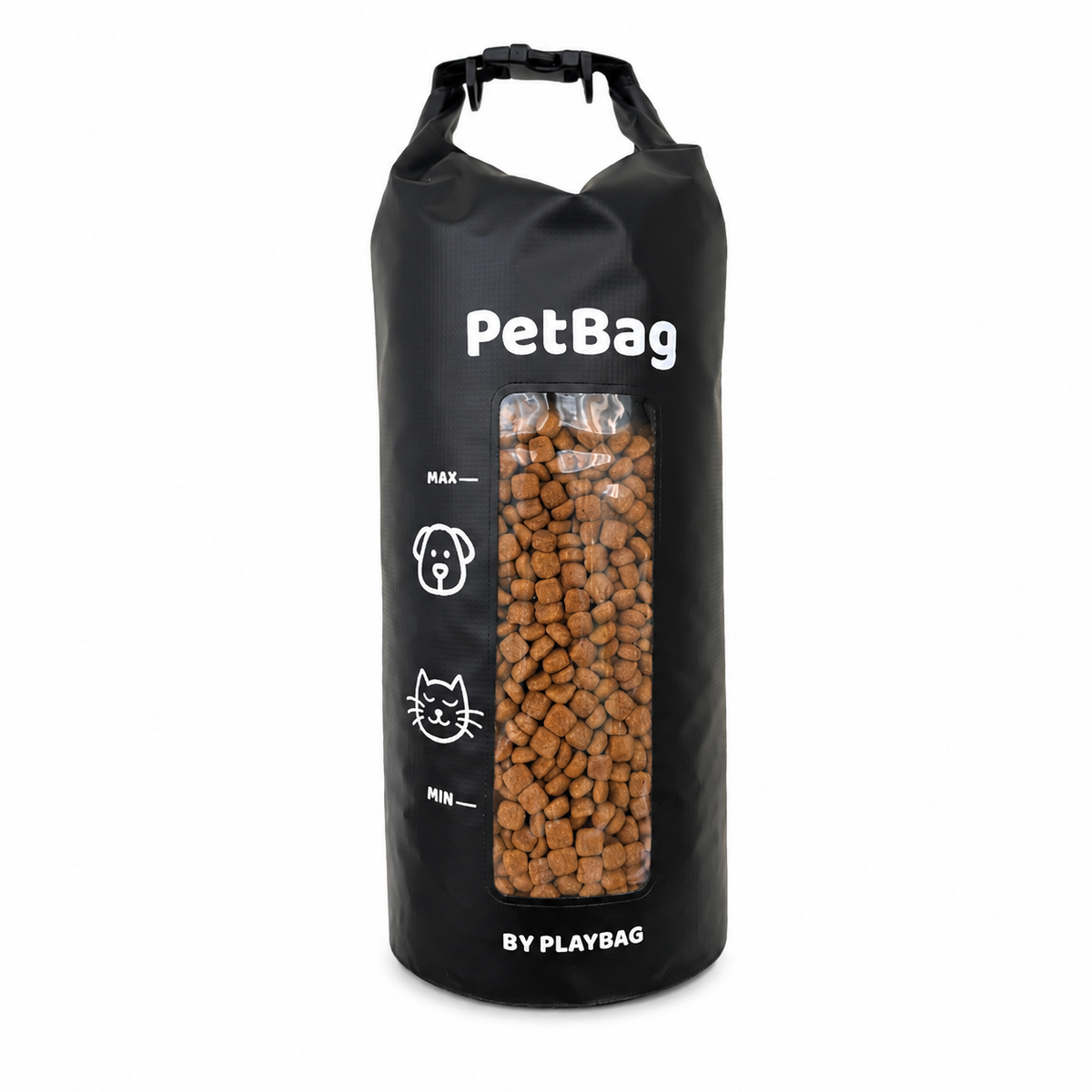 Bolsa Porta Ração Impermeável Organizadora Vedação Roll Top Cães e Gatos