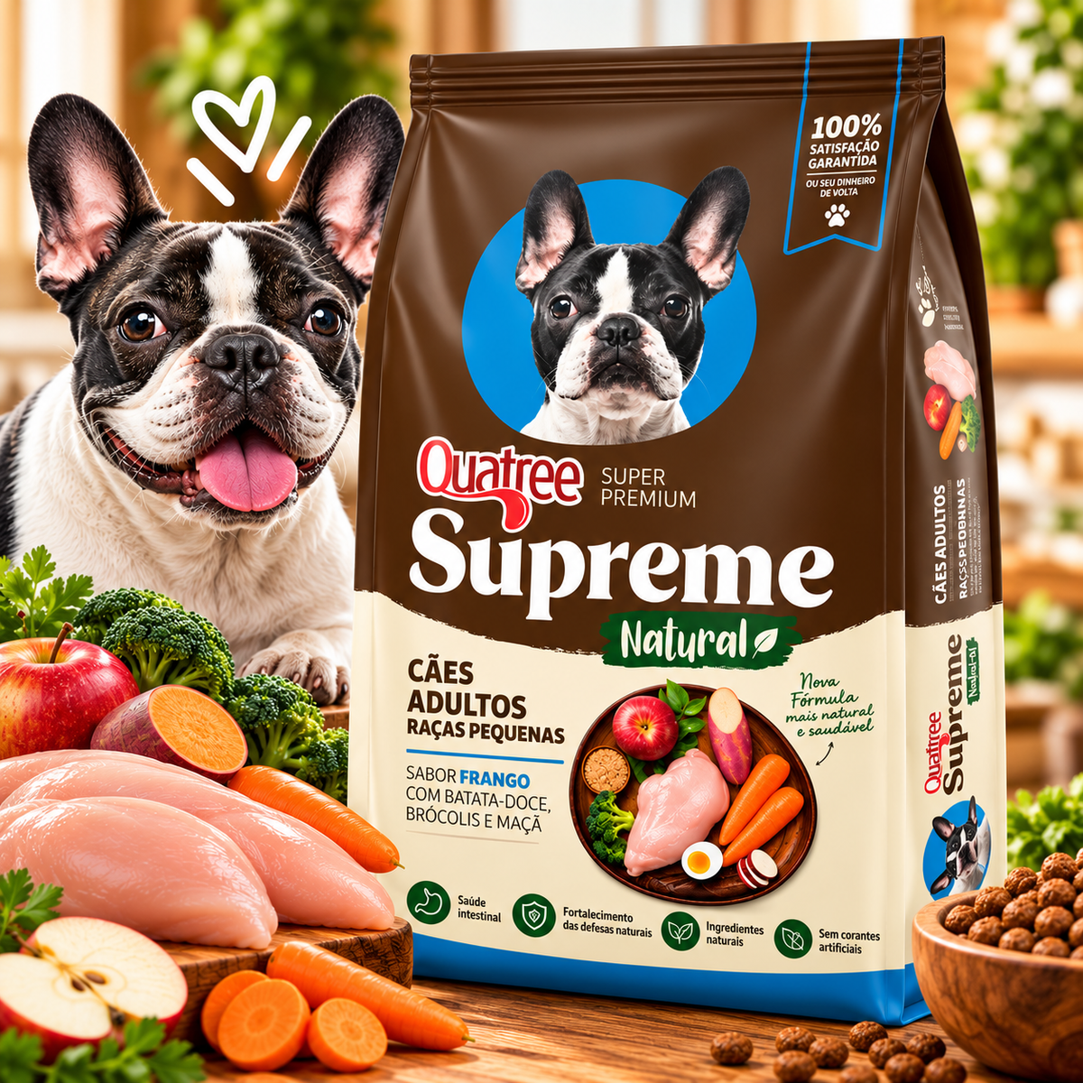 Ração Cachorros Adultos Quatree Supreme Raças Pequenas 10kg
