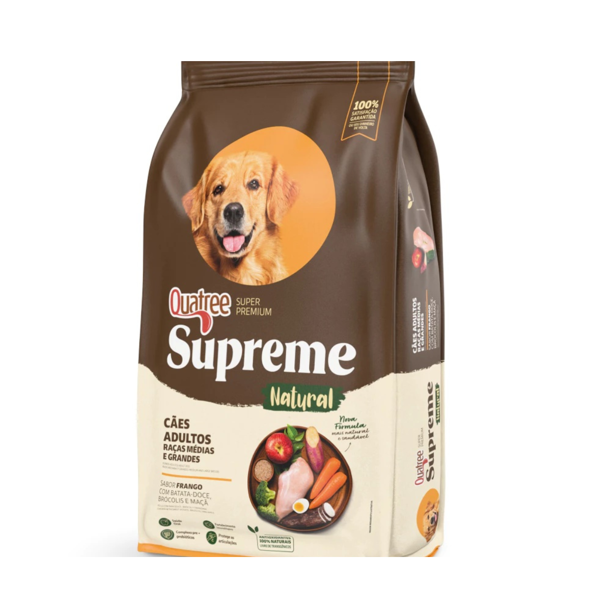 Ração Quatree Supreme Cães Adultos Raças Médias e Grandes 15kg