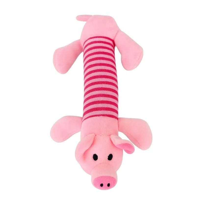 Brinquedo Bichinhos de Pelúcias Animais com Apito para Cachorro Gatos