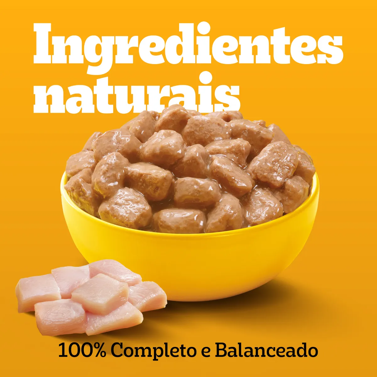 Kit 18und Sache Pedigree Frango Raças Pequenas 100g