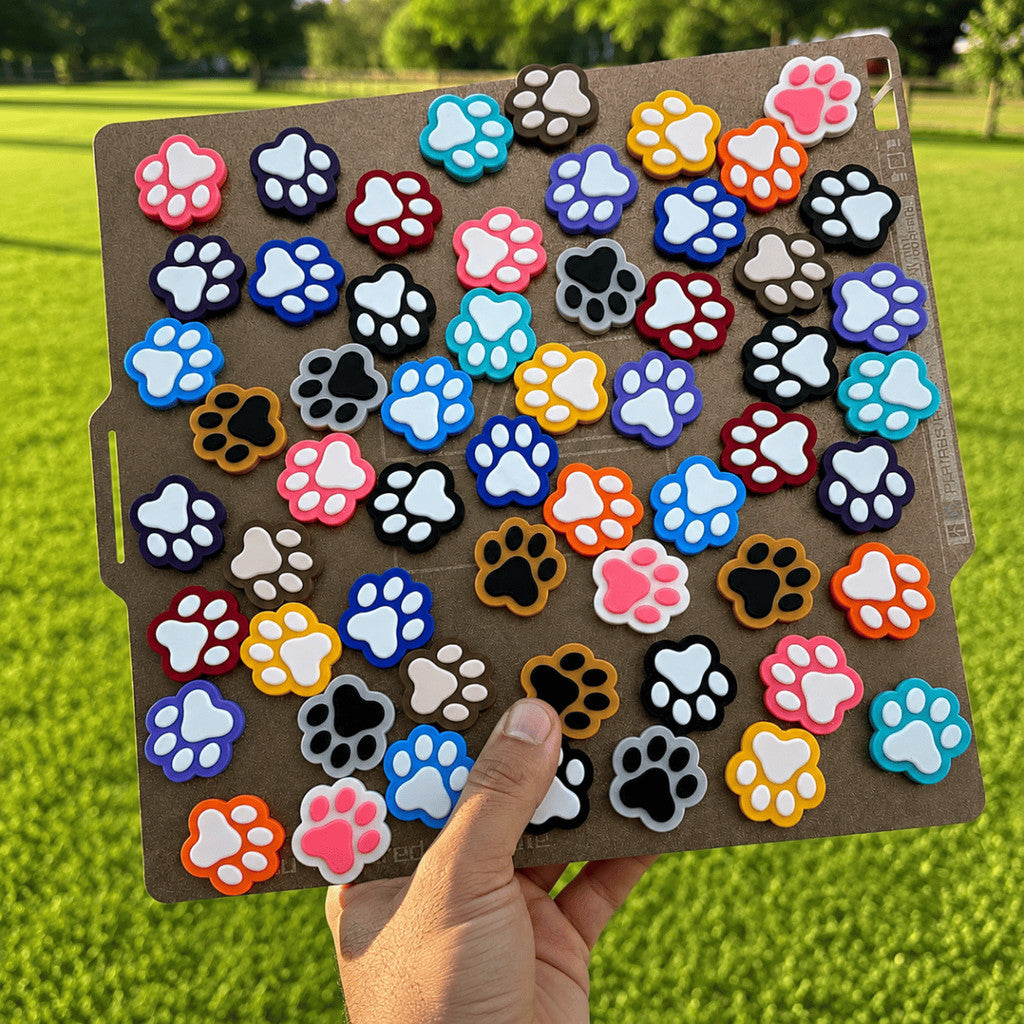 Imã de Geladeira e Decoração Pet Cores Vibrantes