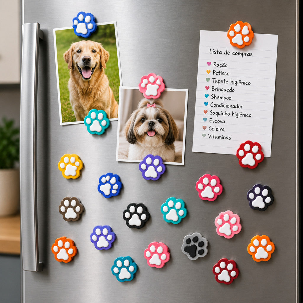 Imã de Geladeira e Decoração Pet Cores Vibrantes