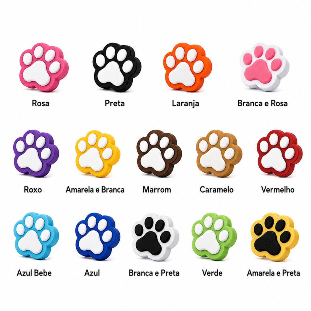 Imã de Geladeira e Decoração Pet Cores Vibrantes