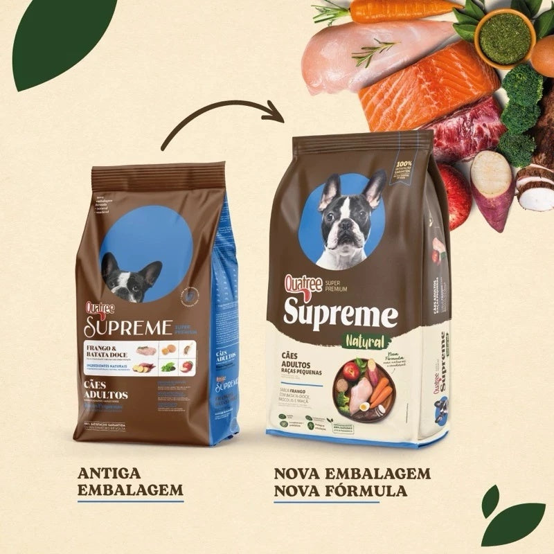 Ração Cachorros Adultos Quatree Supreme Raças Pequenas 10kg