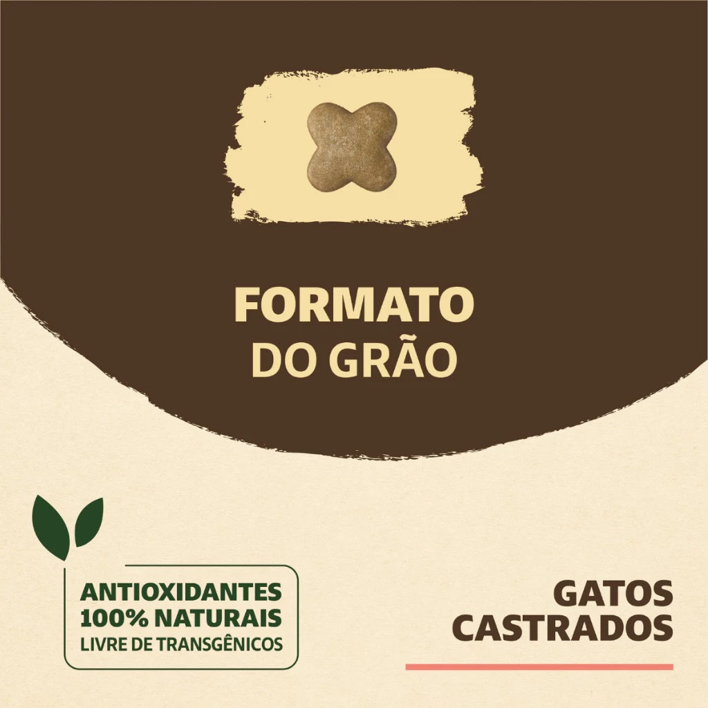 1kg Ração Gatos Adultos Castrados Quatree Supreme Salmão