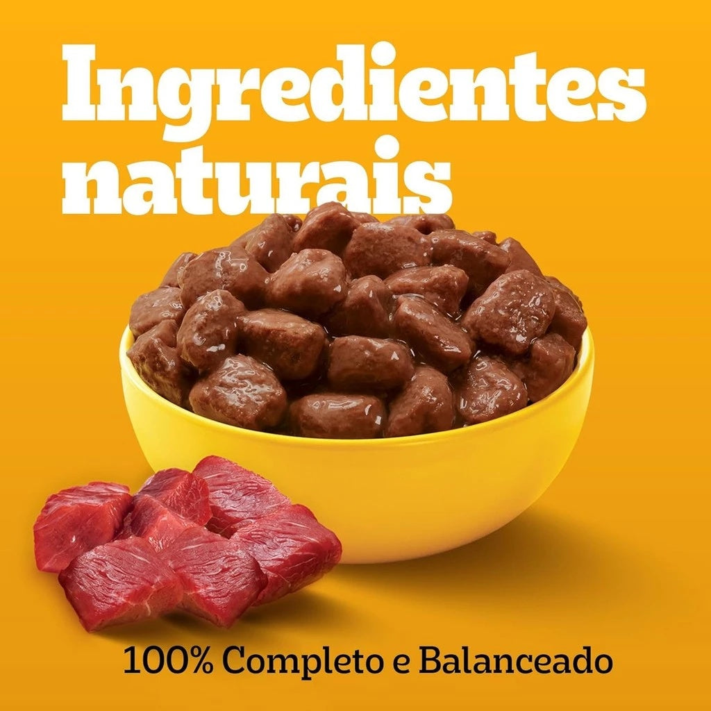 Sache Cachorro Pedigree Carne Raças Pequenas 100g