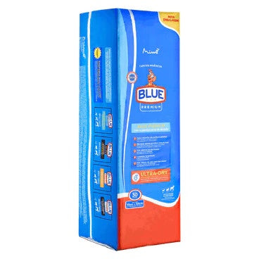 Tapete Higiênico para Cães Blue Premium 82x60cm 30 Unidades