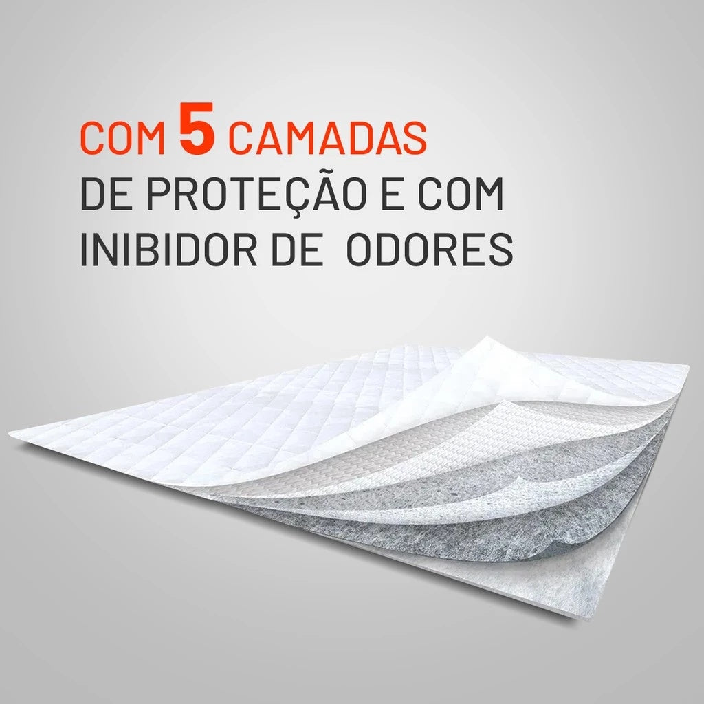 Tapete Slim Higiênico para Cães Blue Premium 90x60cm 30 Unidades